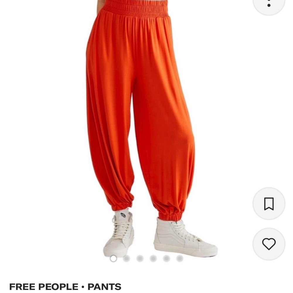 Free People Orange Beach Pants